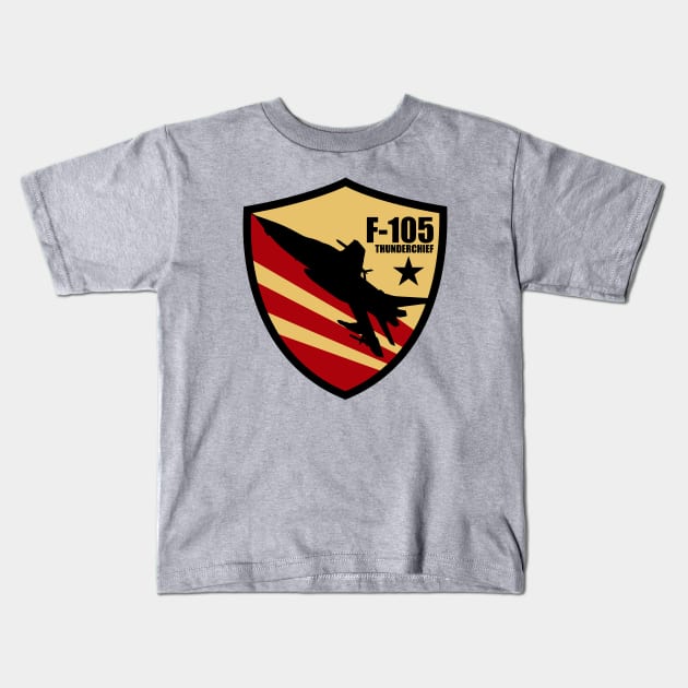 F-105 Thunderchief Vietnam Kids T-Shirt by TCP